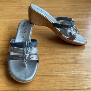 Italian Shoemakers Wedge Heels.  Size 8.5. Great Used Condition